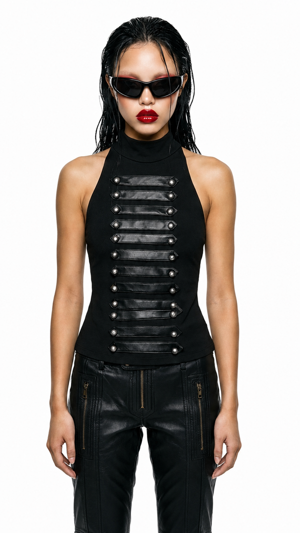 Deadbolt Strap Top