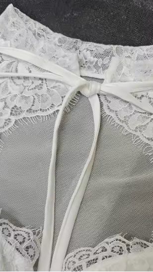 White Lace Corset Top