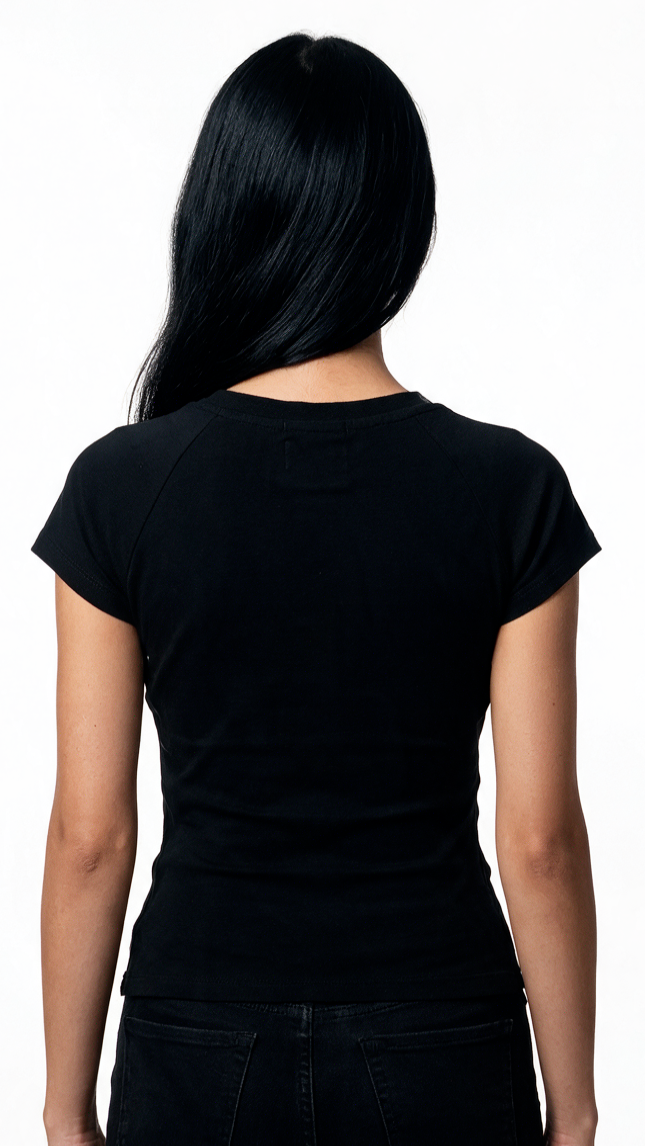 Grommet Lace-Up Tee