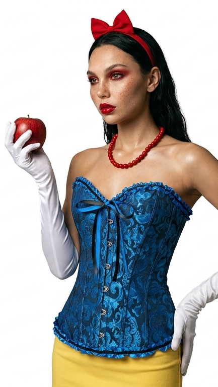 Royal Blue Corset Top