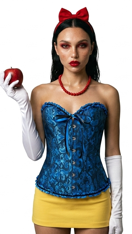 Royal Blue Corset Top