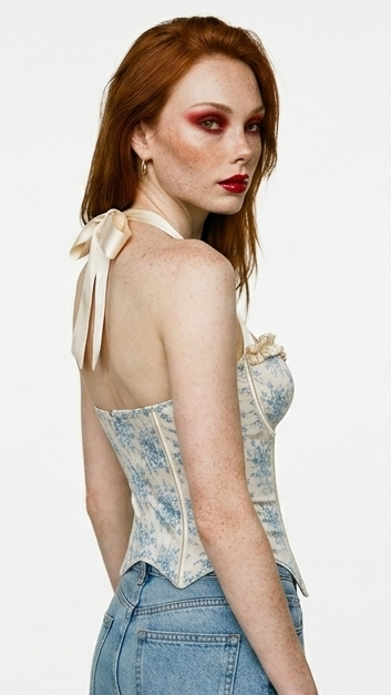 Toile Halter Corset