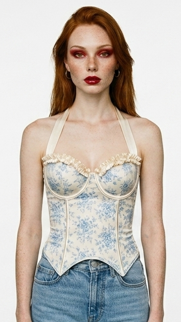 Toile Halter Corset