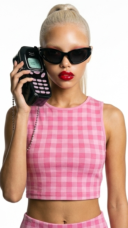 Delete My Number Black Crossbody Bag