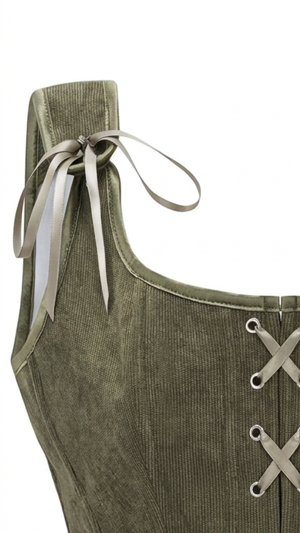 Green Corset Top