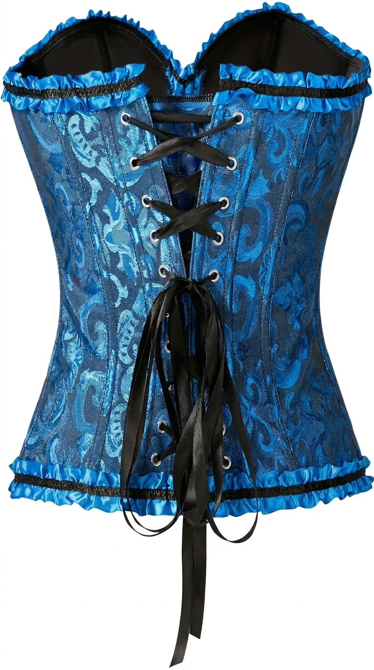Royal Blue Corset Top
