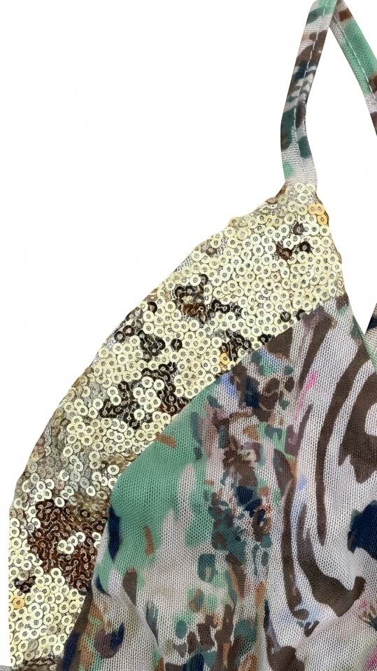 Glitter Leopard Tank Top